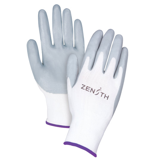 Gants légers enduits et respirants, Rêvetement Mousse de nitrile, Calibre 13, Enveloppe en Polyester