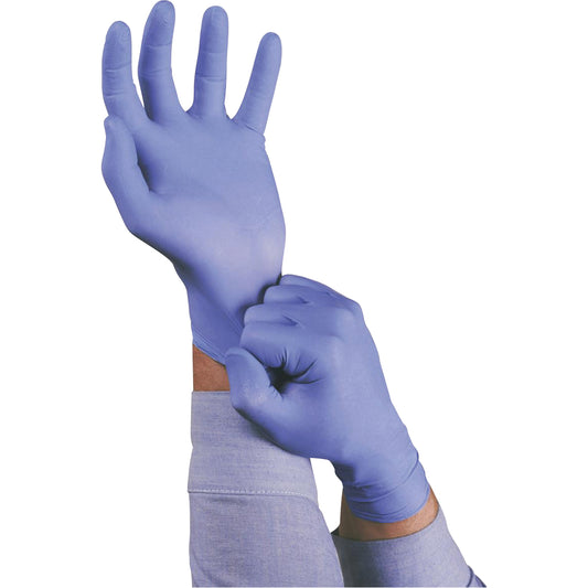 Gants TouchNTuffMD 92-675, Nitrile, 5 mils, Sans poudre, Bleu, boite de 100