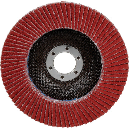 Disque à lamelles 969F CubitronMC II , 5" x 7/8", Type 27, Grain 40+, Céramique