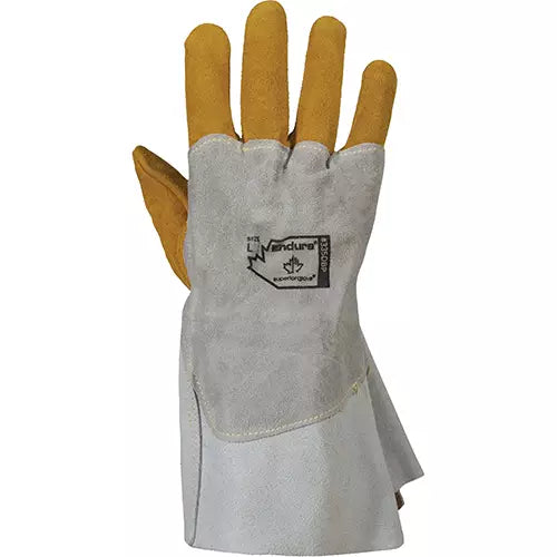Gants de soudage 335DBP EnduraMD, Cuir de vache refendu/Cuir d'élan refendu