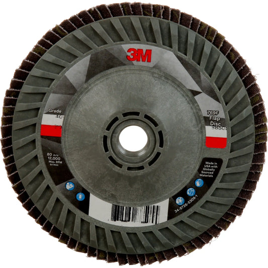 Disque à lamelles à changement rapide 769F, 5" x 5/8"-11, Type 27, Céramique