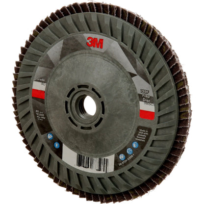 Disque à lamelles à changement rapide 769F, 5" x 5/8"-11, Type 27, Céramique