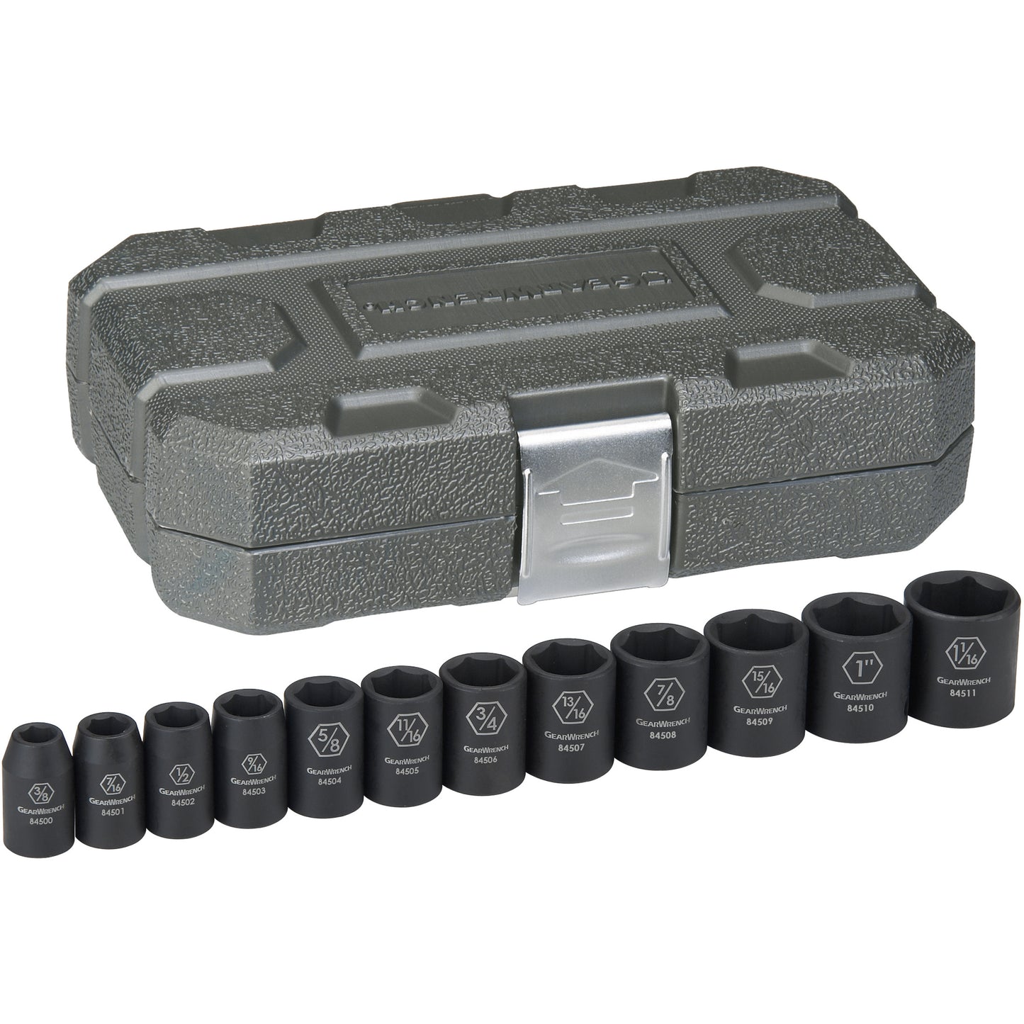 Jeu de douilles, 12 Mcx, Chocs, Prise de 1/2"