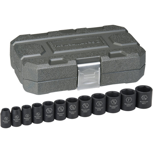 Jeu de douilles, 12 Mcx, Chocs, Prise de 1/2"