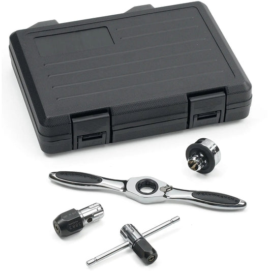 Jeu d'accessoires pour taraud à cliquet & tourne-filière , 5 Morceaux