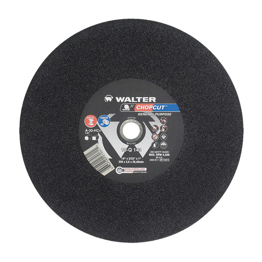 Meules à tronçonner ChopcutMC, Arbre de 1", Type 1, Oxyde d'aluminium